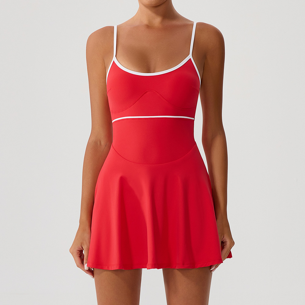 Yoga Fitness Dress - Vestido de tenis para mujer con