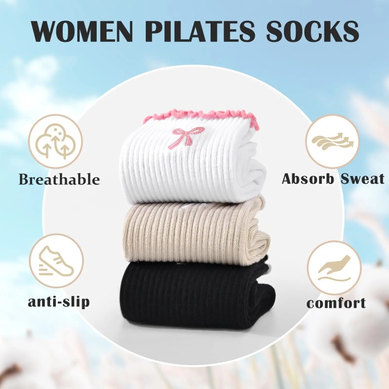 Yoga Y Fitness - Calcetines Profesionales de Yoga, con Correa