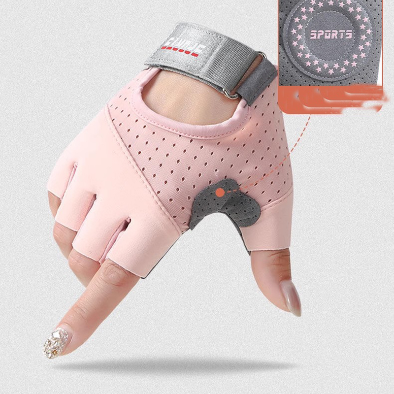 Yoga Fitness Spinning - Guantes Deportivos de Medio Dedo para