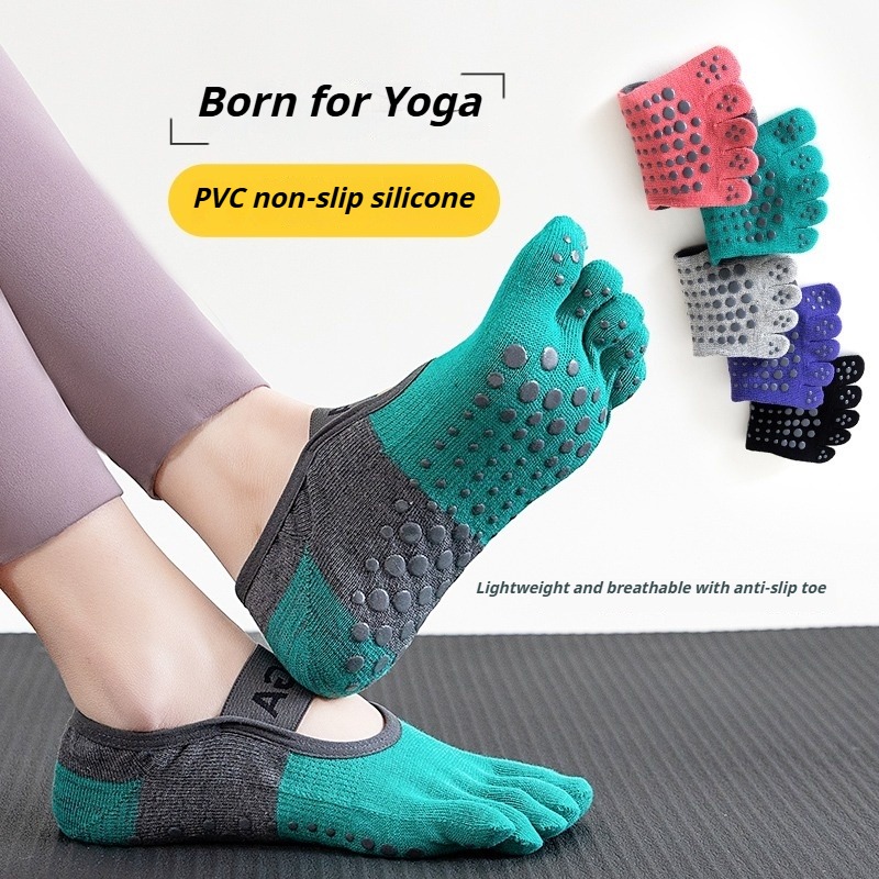 Yoga Y Fitness - Calcetines profesionales de Pilates antideslizantes de