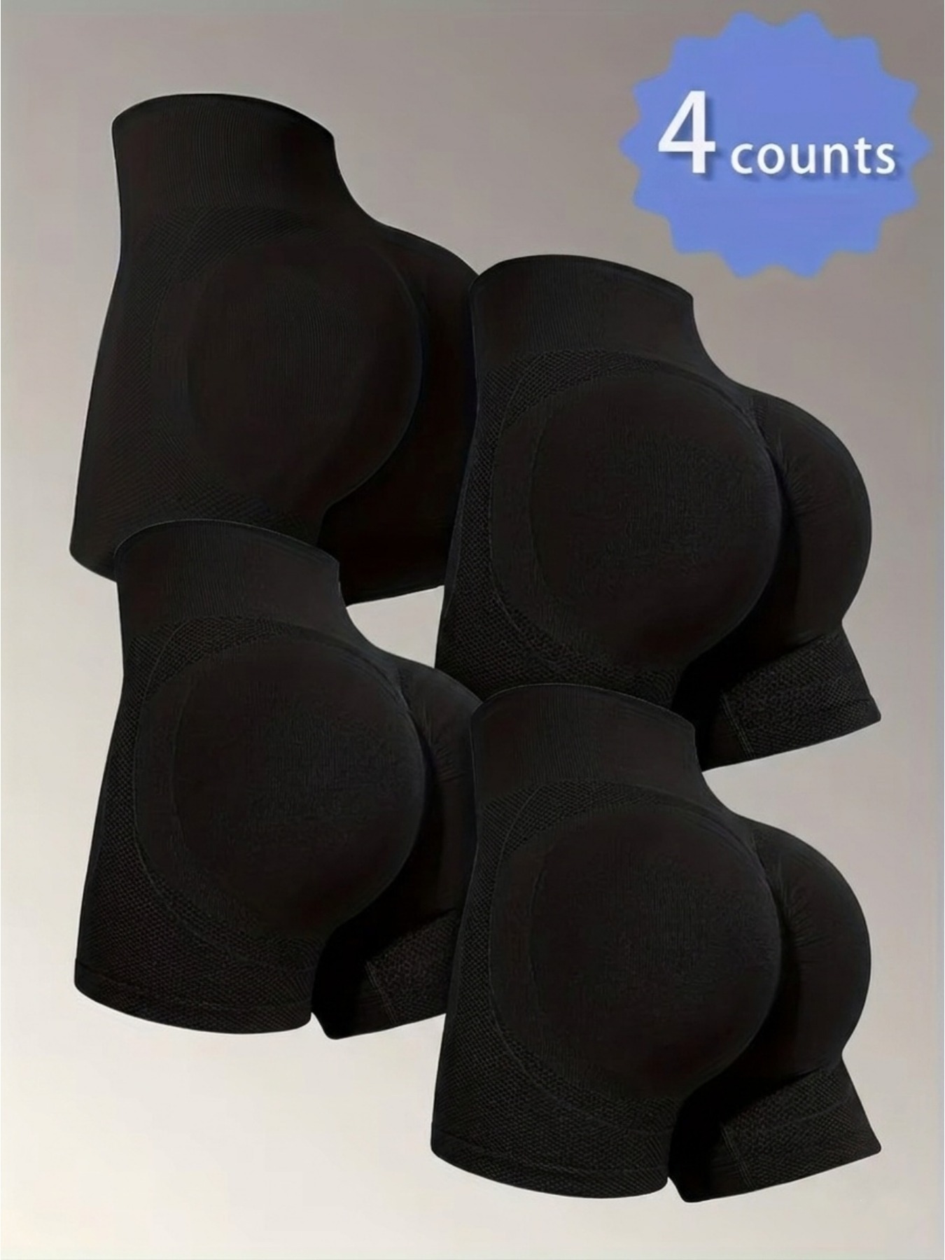 Yoga Update Fitness - Paquete de 4 Shorts de Yoga