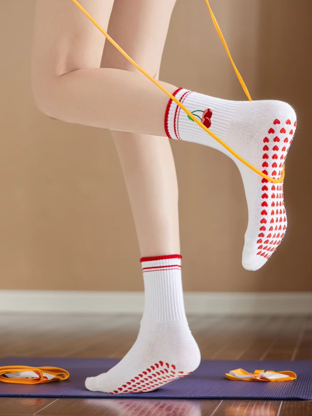 Yoga Y Fitness - 1 Par de Calcetines Profesionales de