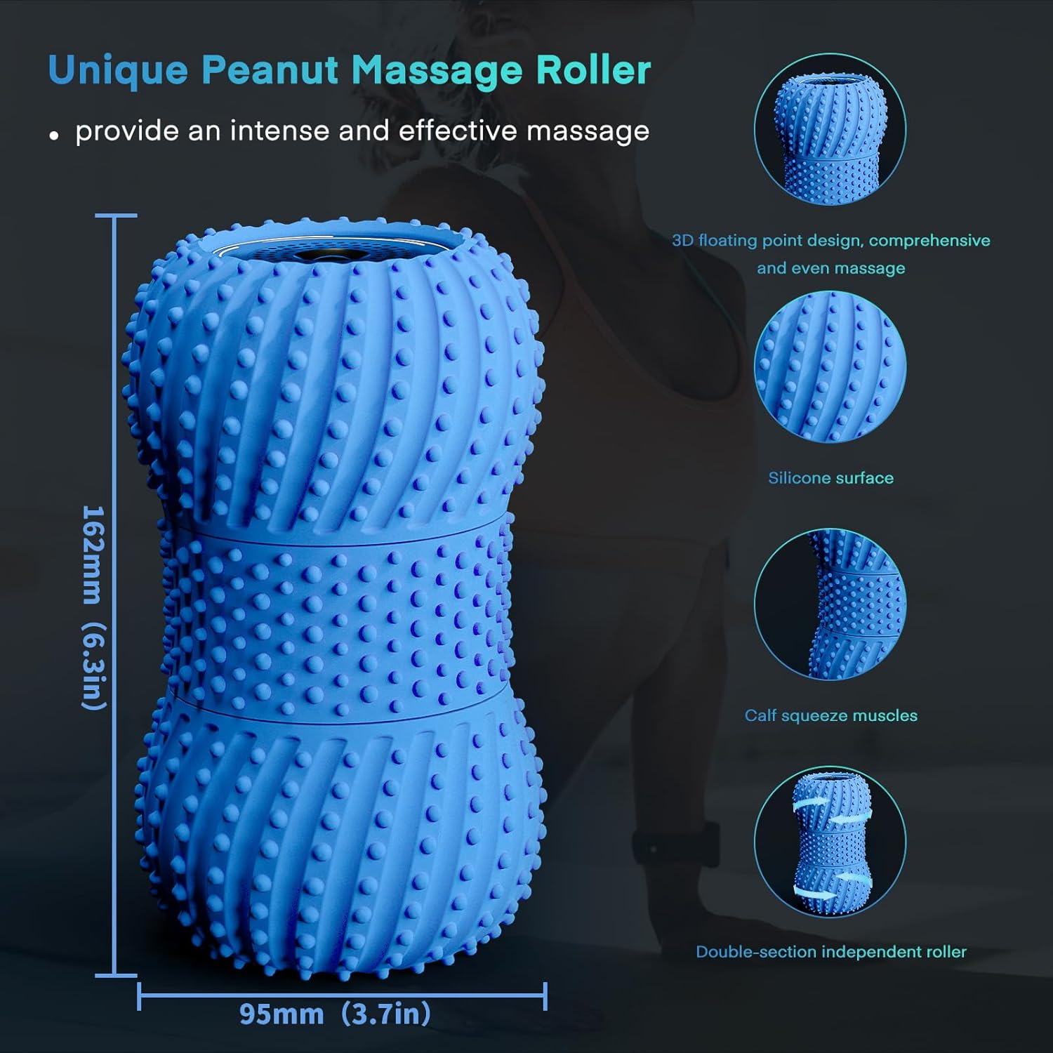 Bola vibratoria de masaje de m - Yoga Fitness Ball reseña y precio