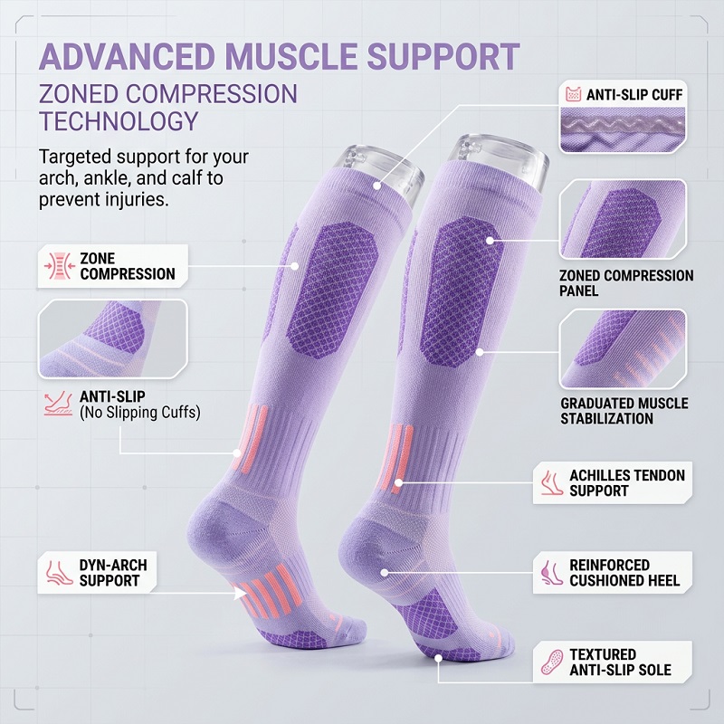 1/6 Pares de Calcetines Largos - Yoga Y Fitness reseña y precio