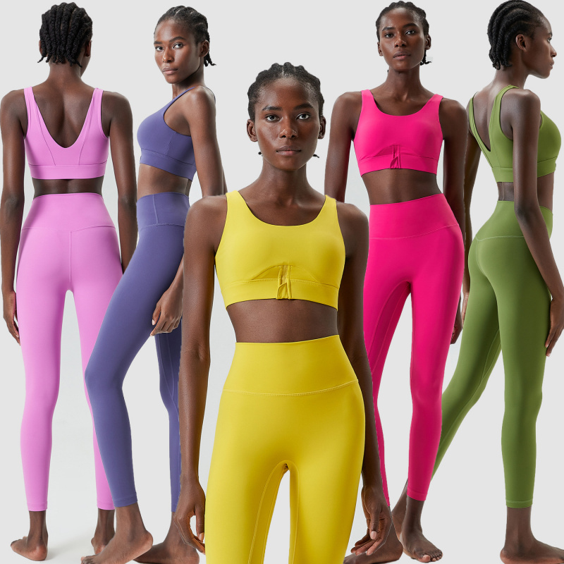 Conjunto de dos piezas con cre - Yoga Fitness Set reseña y precio