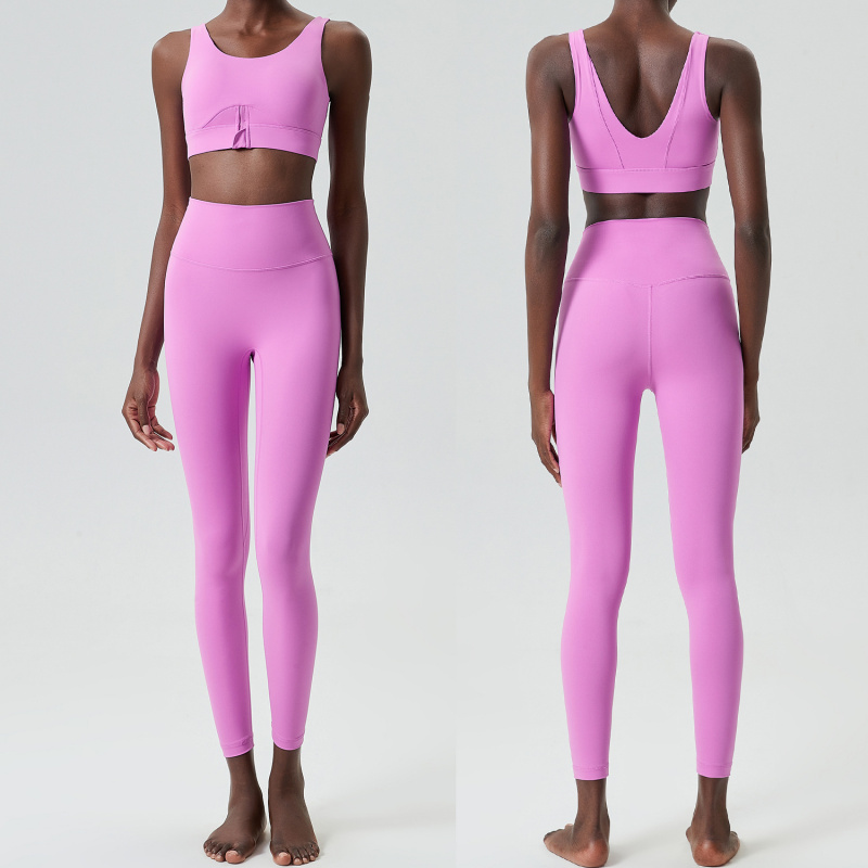 Conjunto de dos piezas con cre - Yoga Fitness Set reseña y precio