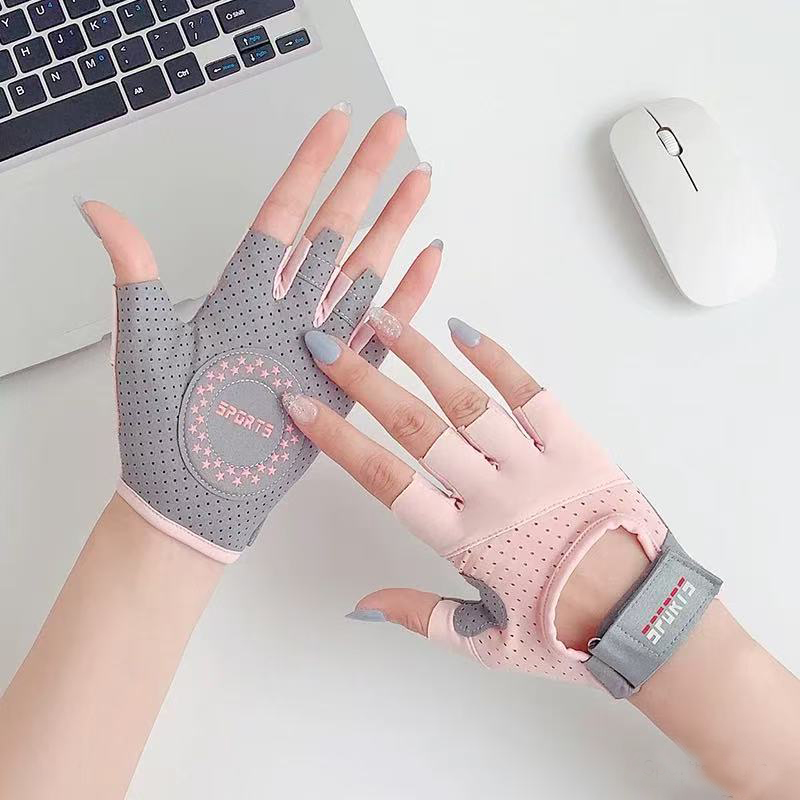 Guantes antideslizantes de med - Yoga Fitness Spinning reseña y precio