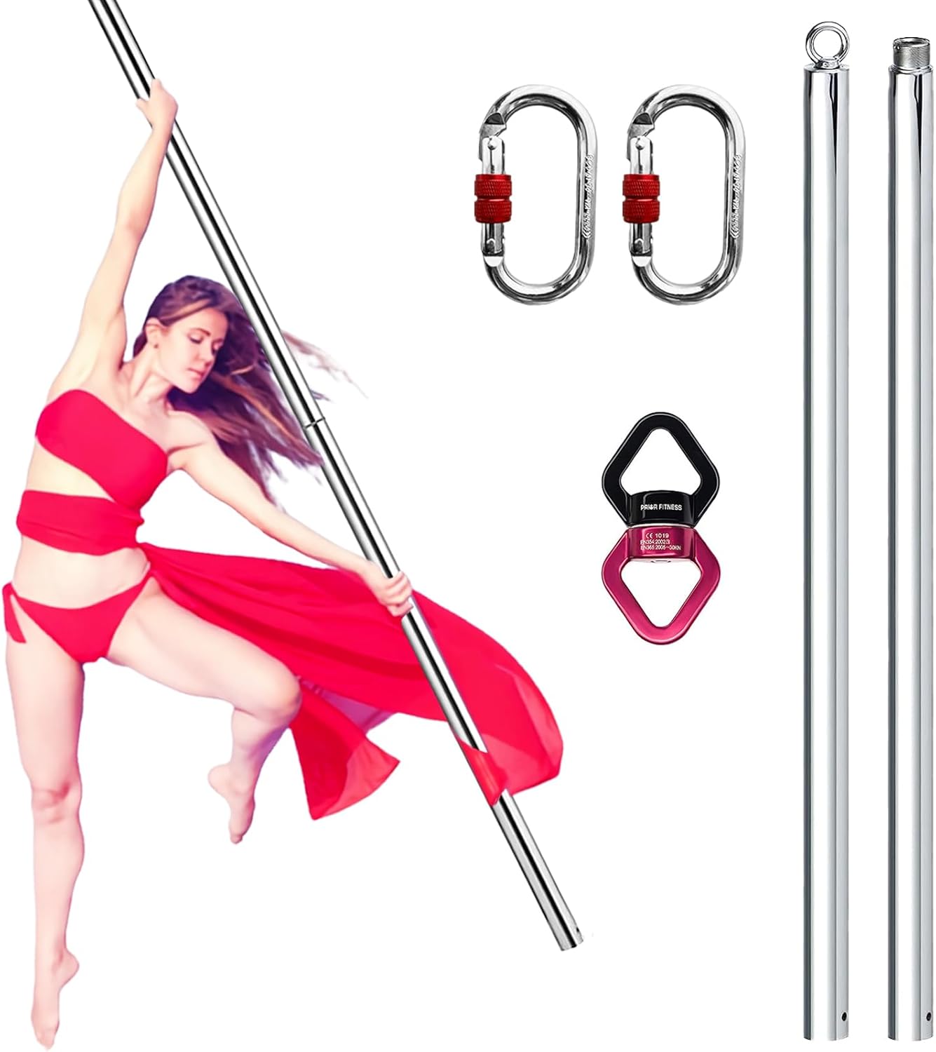 Barra de Baile Aéreo de 2 Metr - Yoga Fitness Spinning reseña y precio