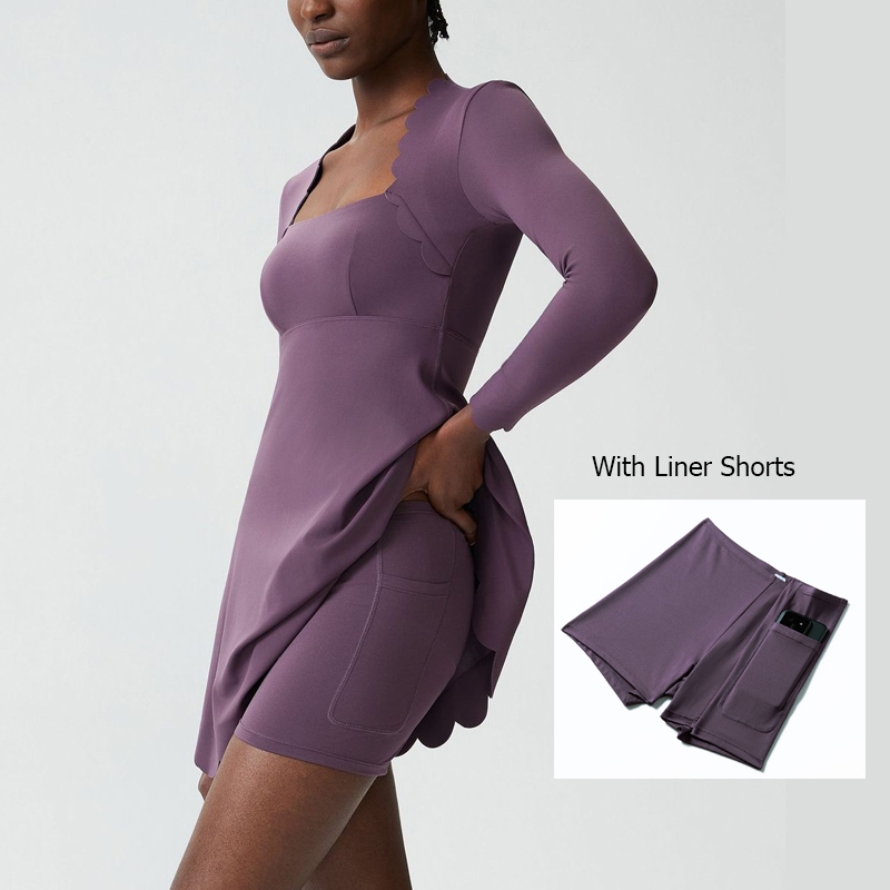 Falda Deportiva para Mujer, pa - Yoga Fitness Dress reseña y precio