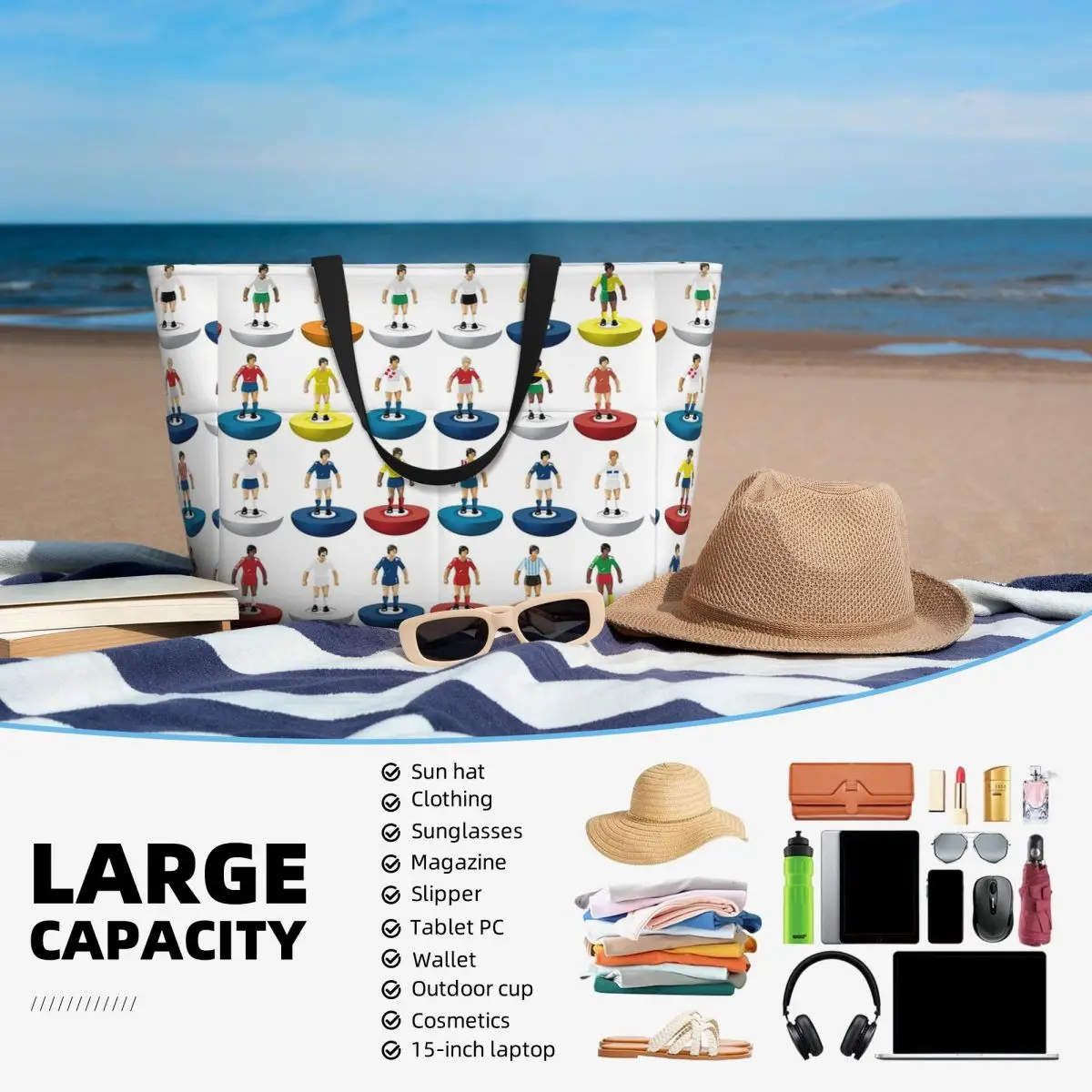 World Subbuteo Players-Bolso d - Yoga Fitness Tote reseña y precio
